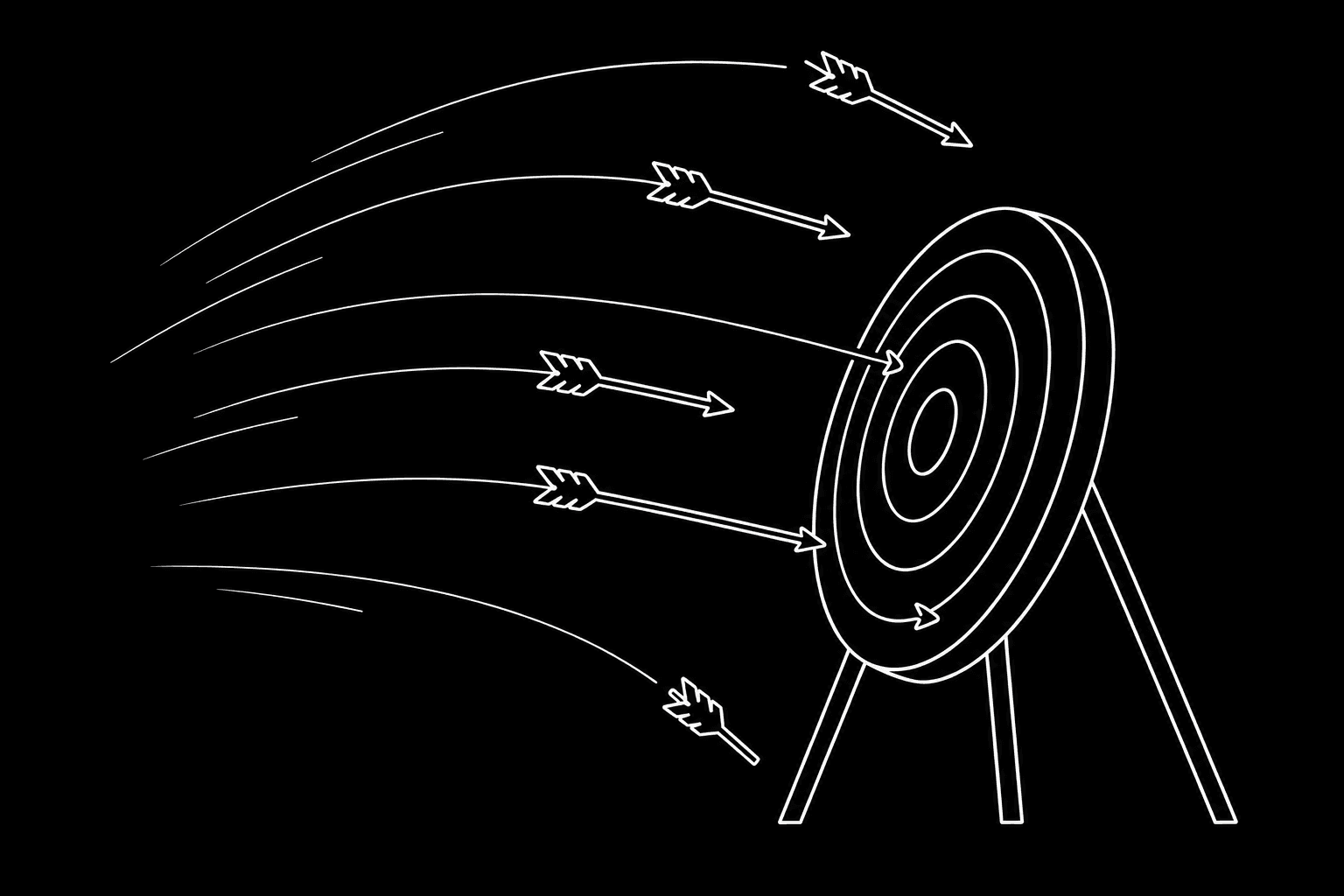 Arrow missing target